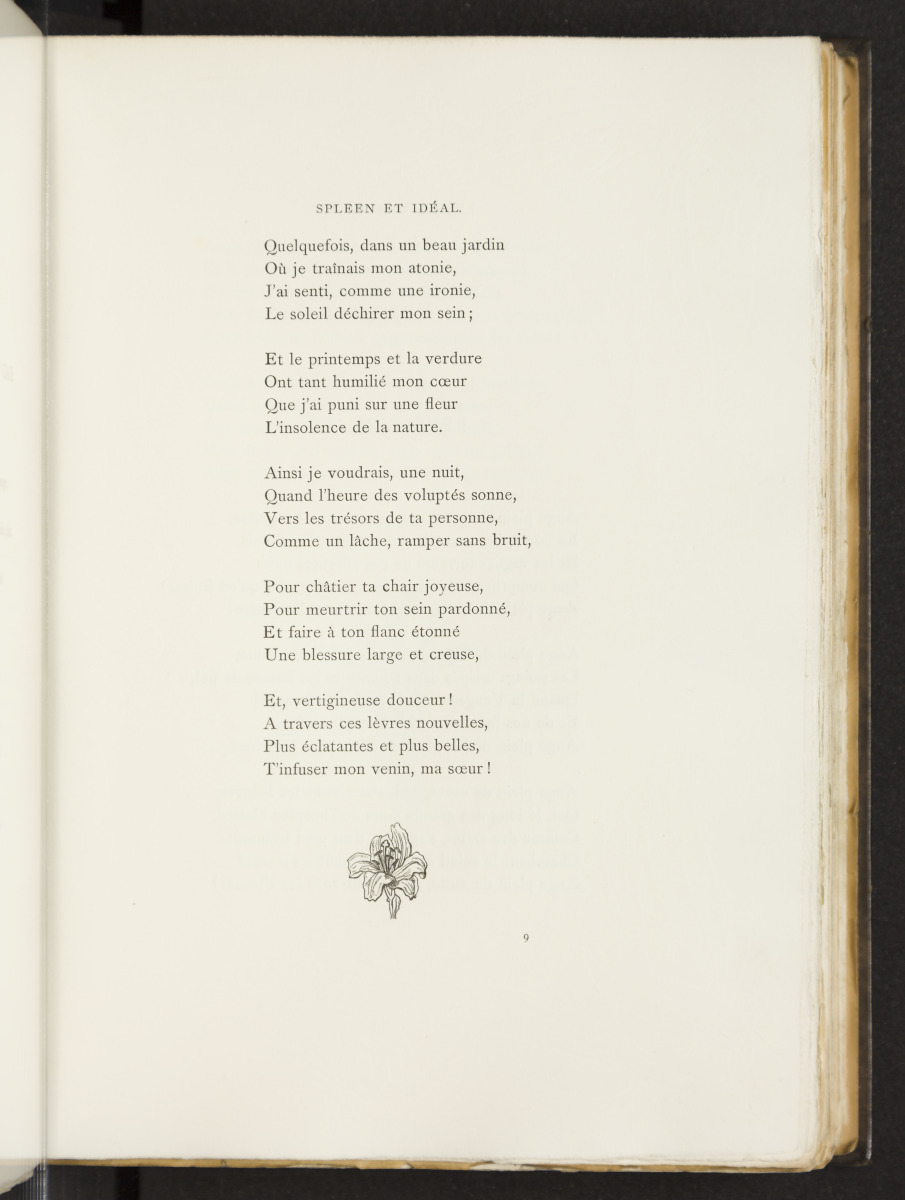Dissertation Baudelaire Les Fleurs Du Mal